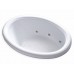 Carver Tubs - DJO5839 Oval Drop In - 6 Jet  Self Draining Whirlpool Bathtub with Ozone Sanitizer  58"L x 39"W - B00O9EBLB0